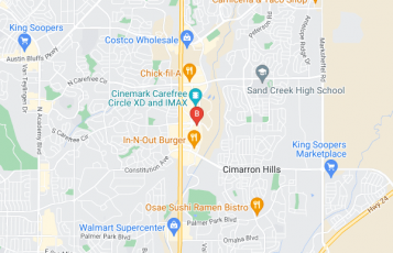 BioJoint Plus location map: 3035 New Center Point, Colorado Springs, Colorado
