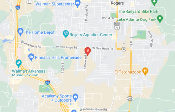 Zone Health Chiropractic location map: 2009 S. Dixieland, Suite #A Rogers, AR 72758, Rogers, Arkansas