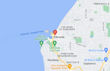 Cunnane Law location map: 100 2nd Ave. S., Suite 201 | Edmonds, WA 98020, Edmonds, Washington