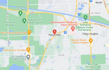 SOK Archives location map: 1, Palos Park, IL