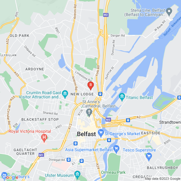 AutoGate Northern Ireland location map: Unit 146, Belfast, Antrim